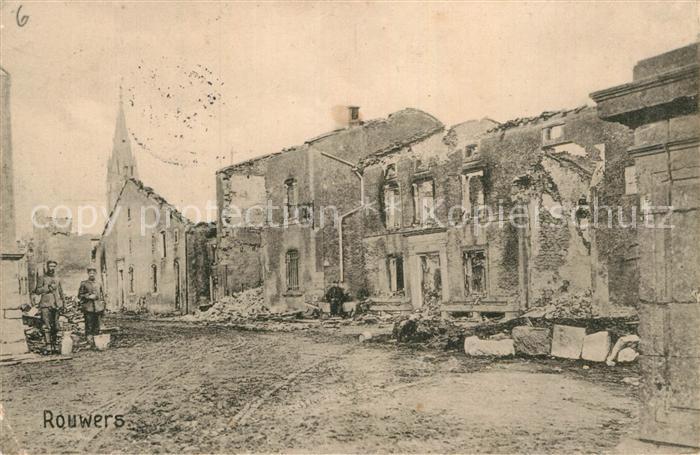 Bar-le-Duc Rouwers Ruinen WK1