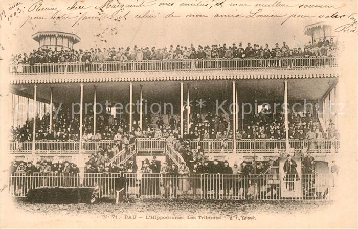 Pau 64 Hippodrome Les Tribunes