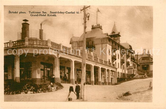 Strbske Pleso Tschirmer See Szent-Ivany-Csorbai to