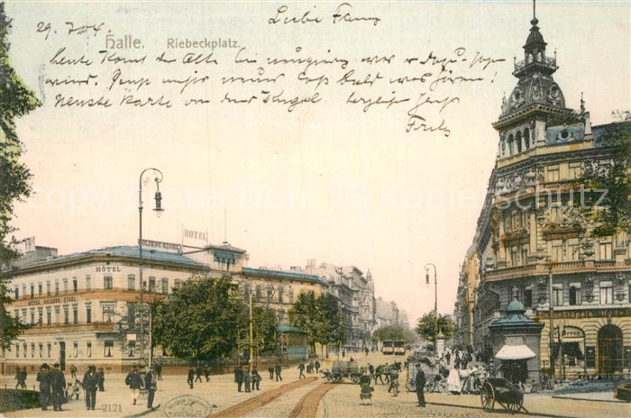 Halle Saale Riebeckplatz