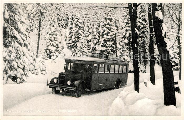 Hahnenklee-Bockswiese Harz Postauto