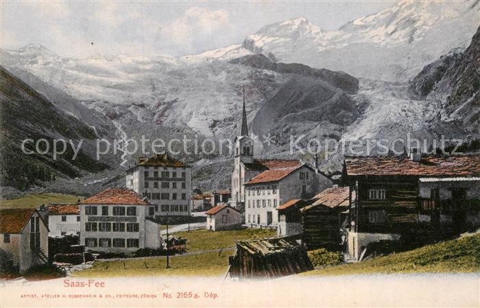 Saas-Fee Ortsansicht