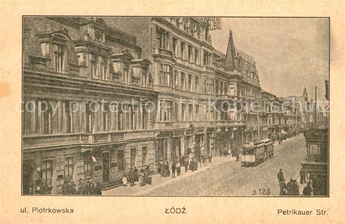 Litzmannstadt Lodz Petrikauer Strasse