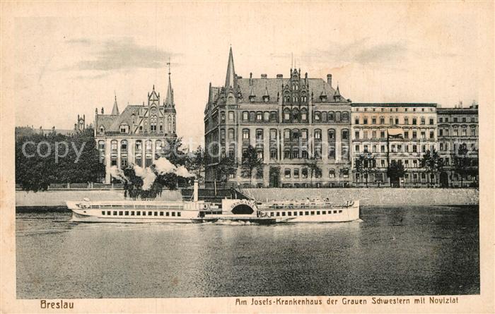 Breslau Niederschlesien Josefs-Krankenhaus der Grauen Schwestern Noviziat