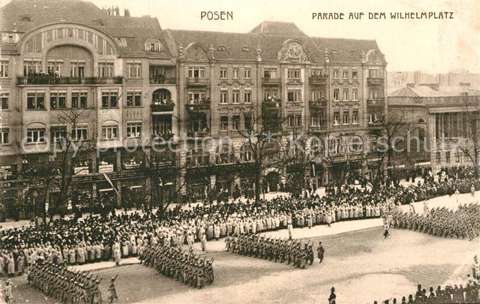 Posen Poznan Parade Wilhelmplatz