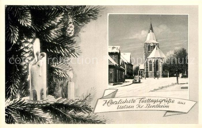 Uelsen Kirche Weihnachten