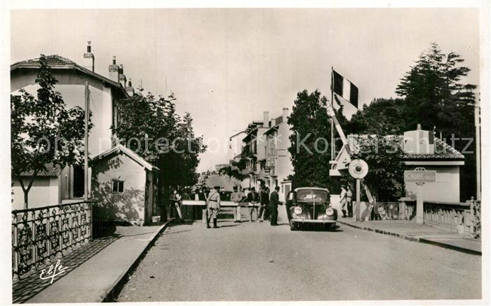 Hendaye Pyrenees Atlantiques Pont International Cote Francais