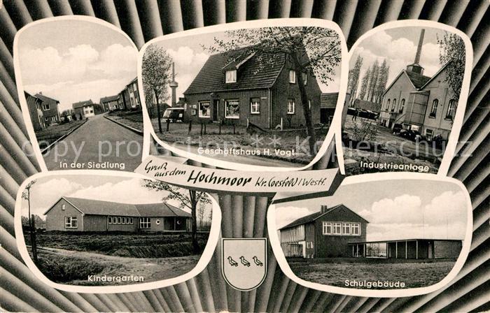 Hochmoor Geschaeftshaus H. Vogt Industrieanlage Siedlung