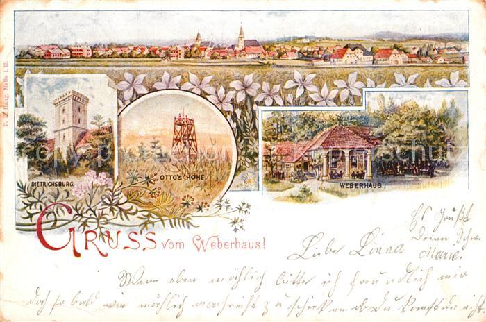 Melle Osnabrueck Weberhaus Otto Hoehe Dietrichsburg