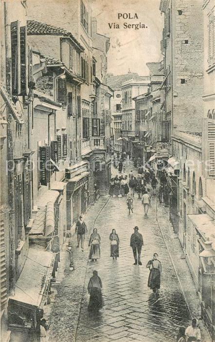 Pola Pula Croatia Via Sergia