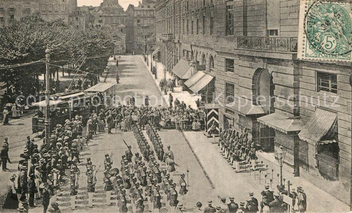 Strassburg Elsass Aufziehen der Wache