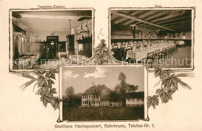 Rohrbrunn Gasthaus Hochspessart