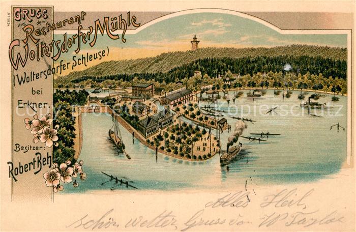 Woltersdorfer Schleuse Restaurant Woltersdorfer Muehle