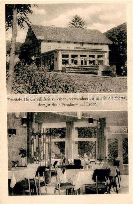 Siebertal Herzberg Waldhotel Zum Paradies