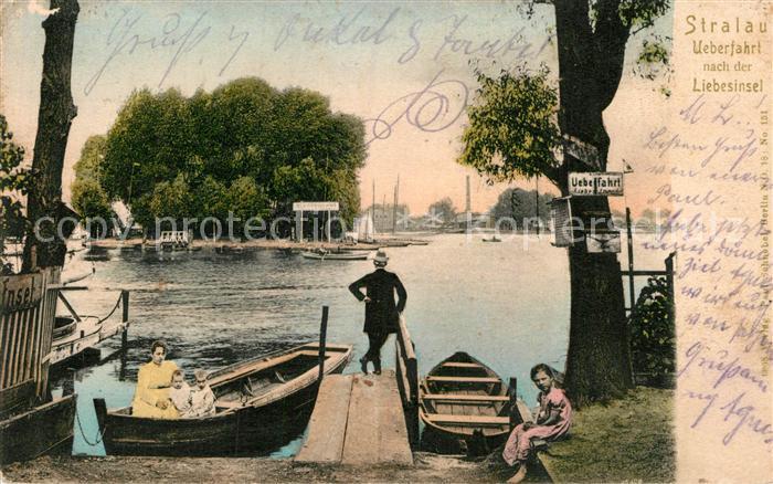 Stralau Strahlow ueberfahrt nach der Liebesinsel