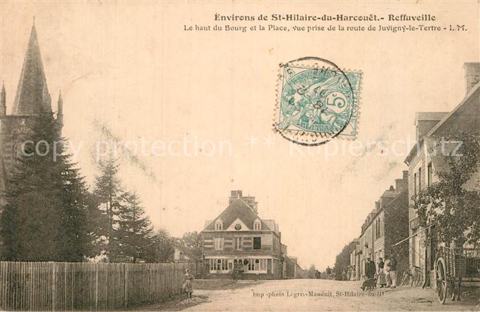 Saint-Hilaire-du-Harcouet Haut du Bourg et la Place