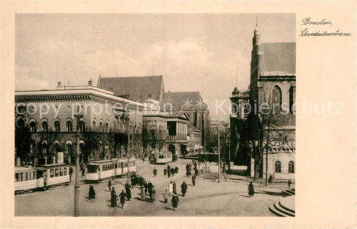 Breslau Niederschlesien Schweidnitzerstrasse