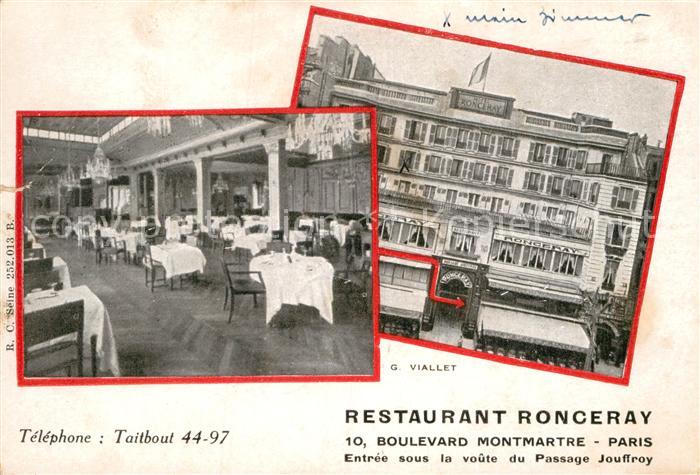 Paris Restaurant Ronceray