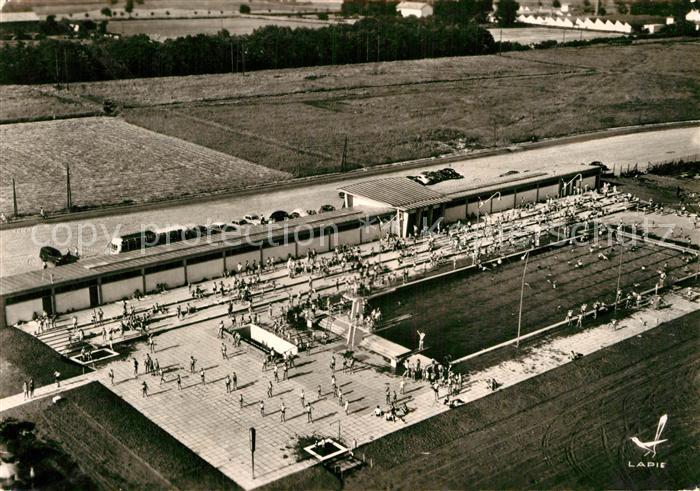 Guebwiller Elsass Piscine Fliegeraufnahme