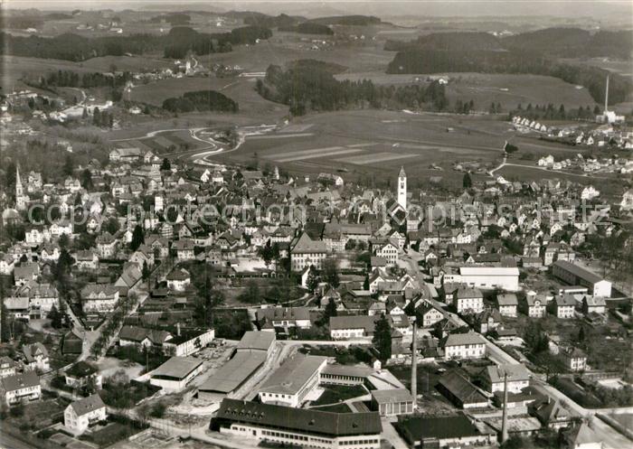 Wangen Allgaeu Fliegeraufnahme