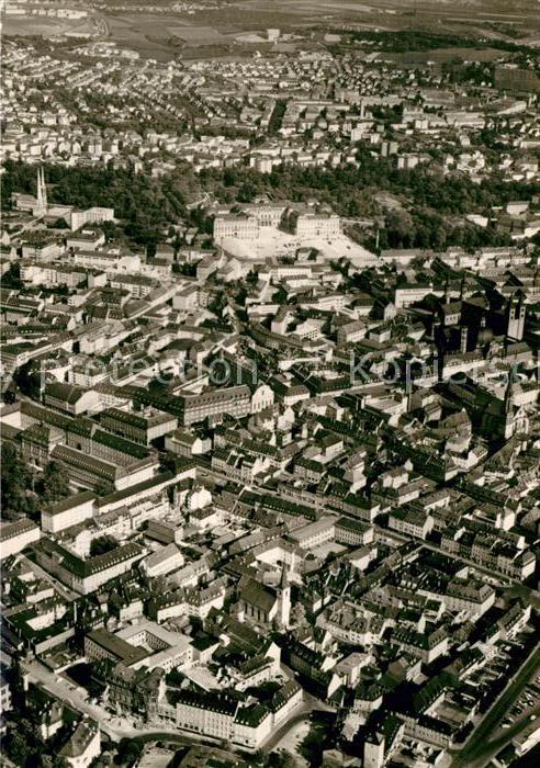 Wuerzburg Fliegeraufnahme