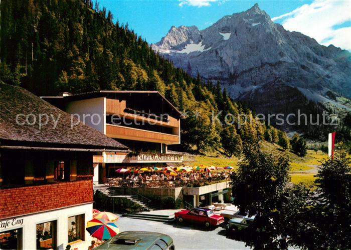 Eng Hinterriss Tirol Alpengasthof Cafe Eng Grosse Ahornboden