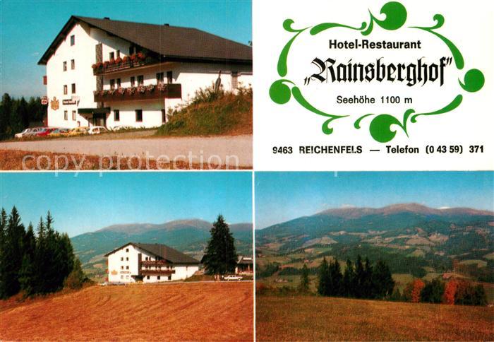 Reichenfels Hotel Restaurant Rainsberghof Panorama