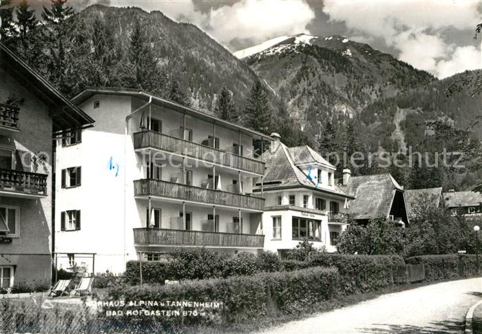 Bad Hofgastein Kurhaus Alpina Tannenheim