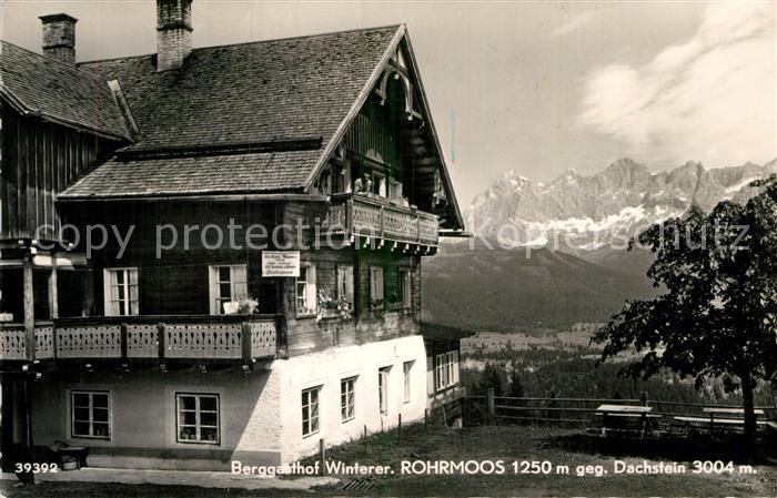 Ramsau Dachstein Steiermark Berggasthof Winterer Rohrmoos