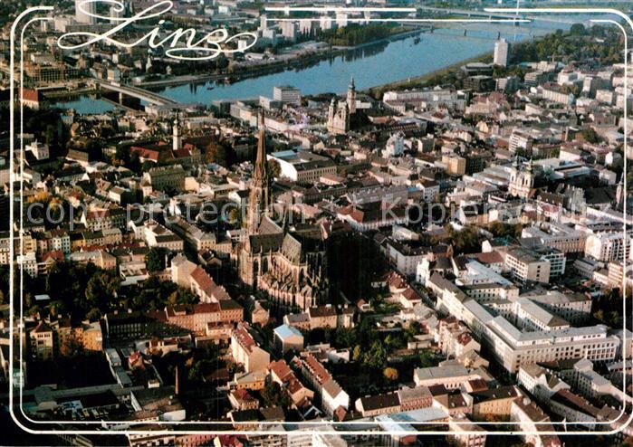 Linz Donau Fliegeraufnahme