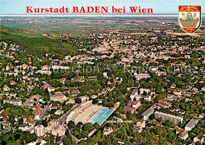 Baden Wien Fliegeraufnahme