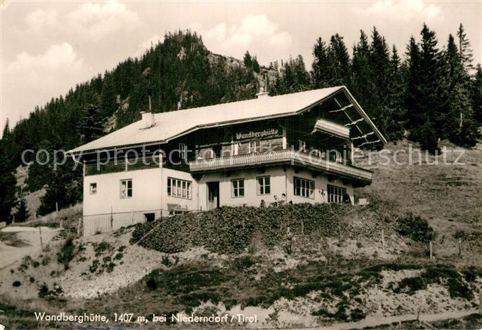 Niederndorf Kufstein Wandberghütte