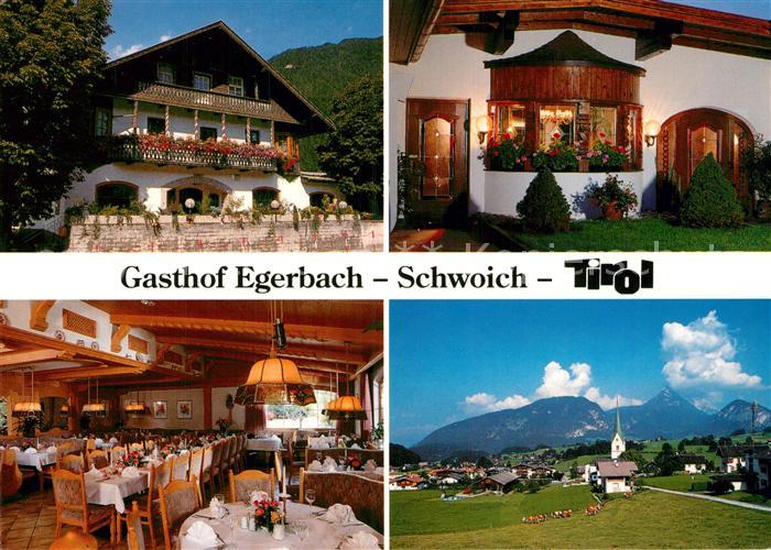 Schwoich Gasthof Egerbach