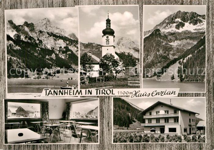 Tannheim Tirol Haus Enzian Kirche Haldensee Vilsalpsee