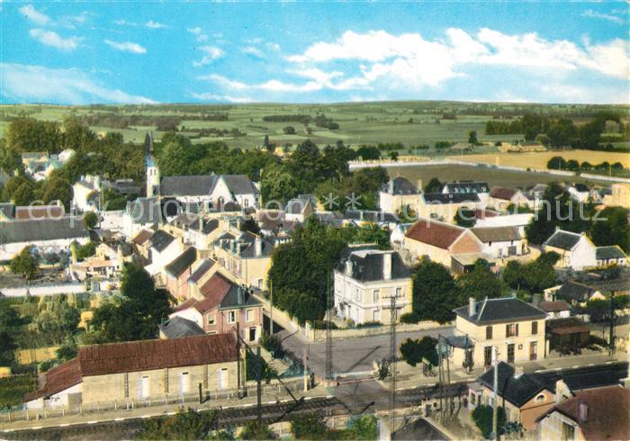 Dange-Saint-Romain Vue generale aerienne