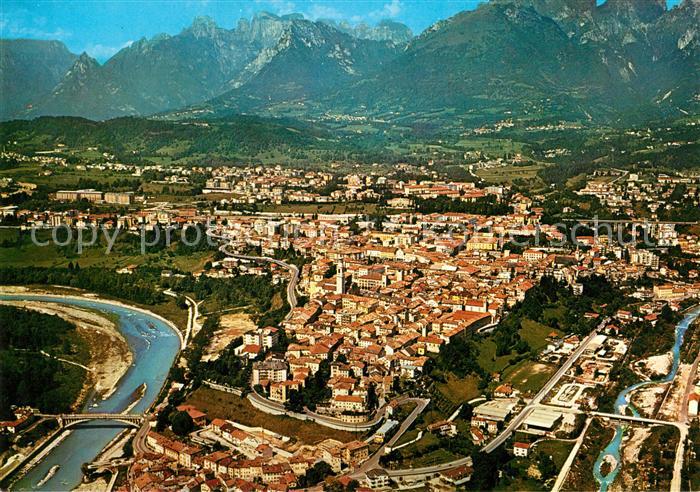 Belluno Fliegeraufnahme