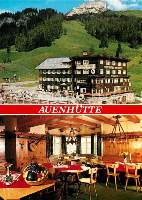Hirschegg Kleinwalsertal Vorarlberg Restaurant Sporthotel Auenhuette Gastraum