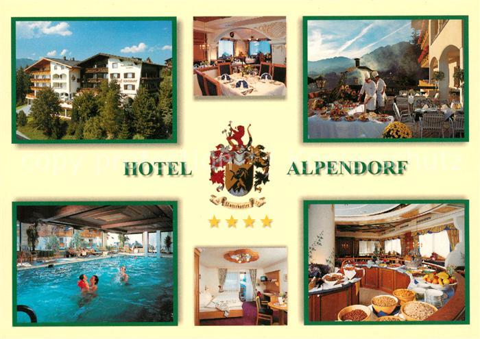 St Johann Tirol Hotel Alpendorf Gasträume Hallenbad Buf