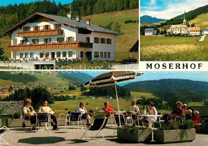 Terenten Vintl Suedtirol Pension Moserhof Terrasse