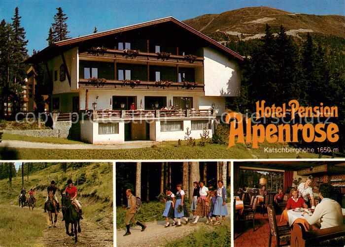 Katschberghoehe Hotel Pension Alpenrose Gaststube Reiter Waldweg
