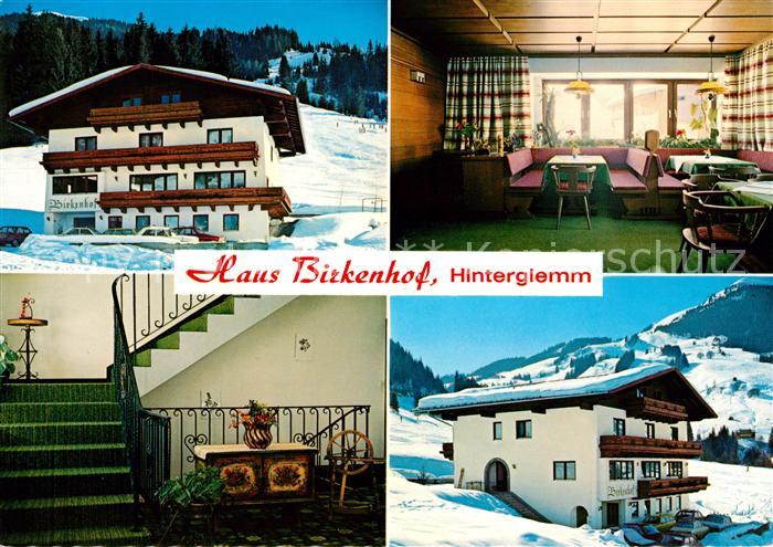 Hinterglemm Saalbach Haus Birkenhof Gaststube Treppenaufgang