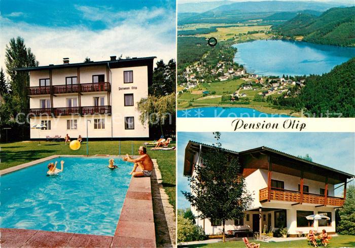 St Kanzian Klopeiner See Pension Olip Panorama Schwimmbad