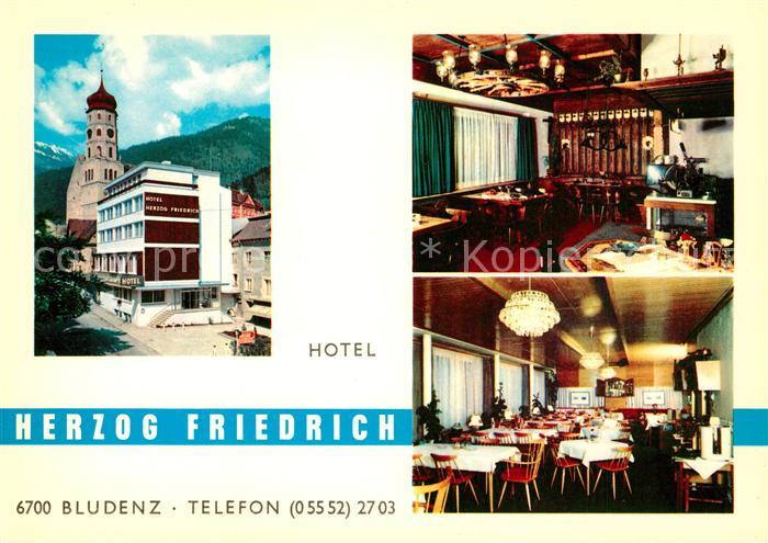 Bludenz Vorarlberg Hotel Herzog Friedrich Gastraeume