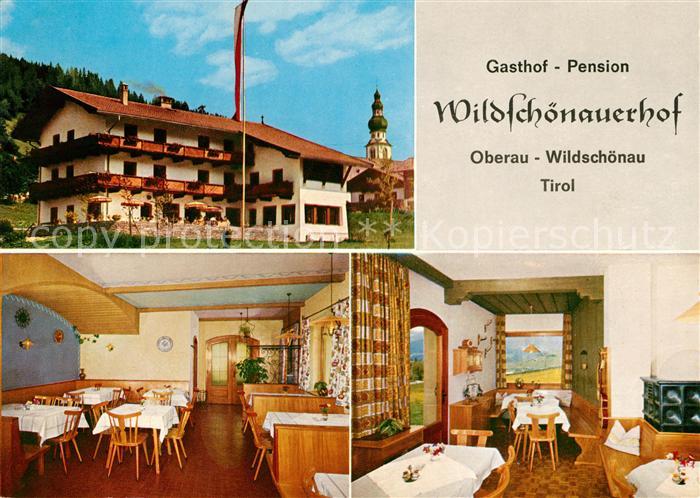 Oberau Wildschoenau Tirol Gasthof Pension Wildschoenauerhof