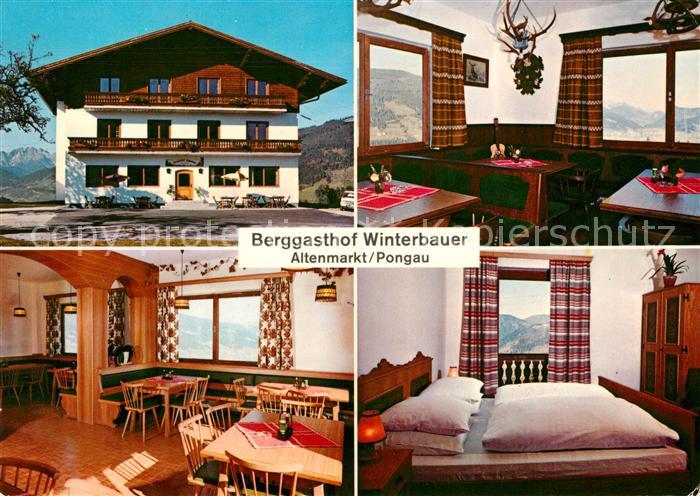 Altenmarkt Pongau Berggasthof Winterbauer Gastraeume Zimmer