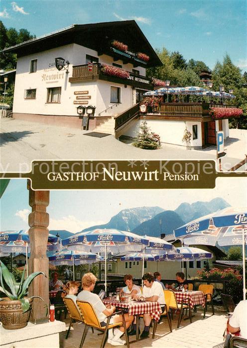 Lofer Gasthof Neuwirt Pension Terrasse