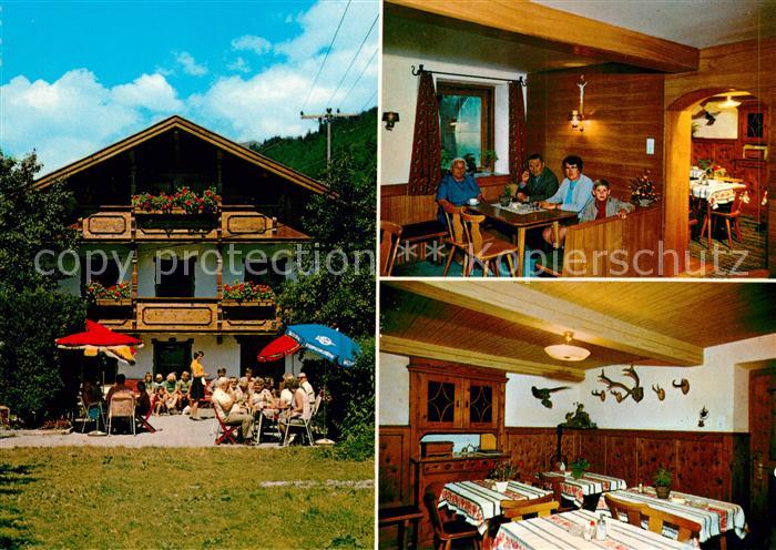 Zell Ziller Tirol Jausenstation Waldrast Gastraeume Terrasse
