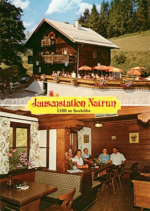 Maria Alm Steinernen Meer Jausenstation Natrun Gaststube Terrasse