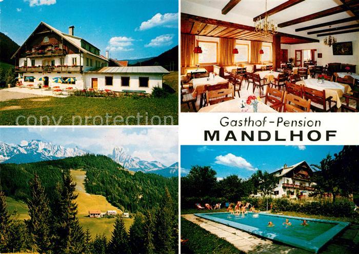 Annaberg-Lungoetz Mandlhof Gasthof Pension Gastraum Schwi