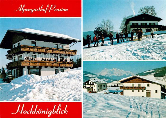 Niedernfritz Alpengasthof Pension Hochkoenigblick Skikurs